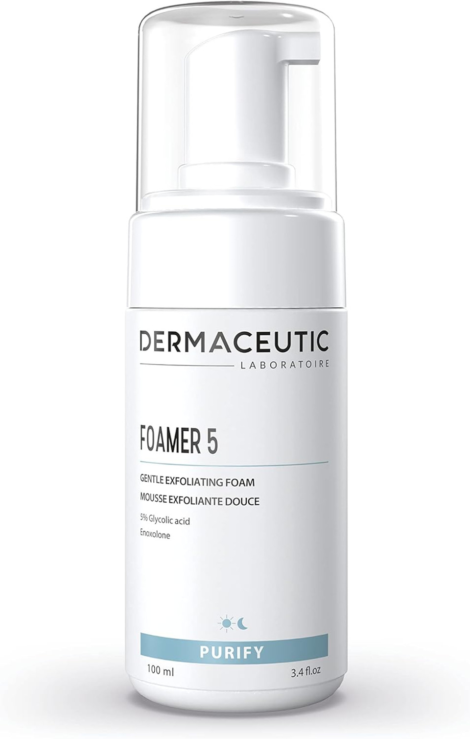Dermaceutic Foamer 5 - Gentle foaming cleanser - Brightening face wash - Exfoliating cleanser for a clear and bright complexion - 100ml