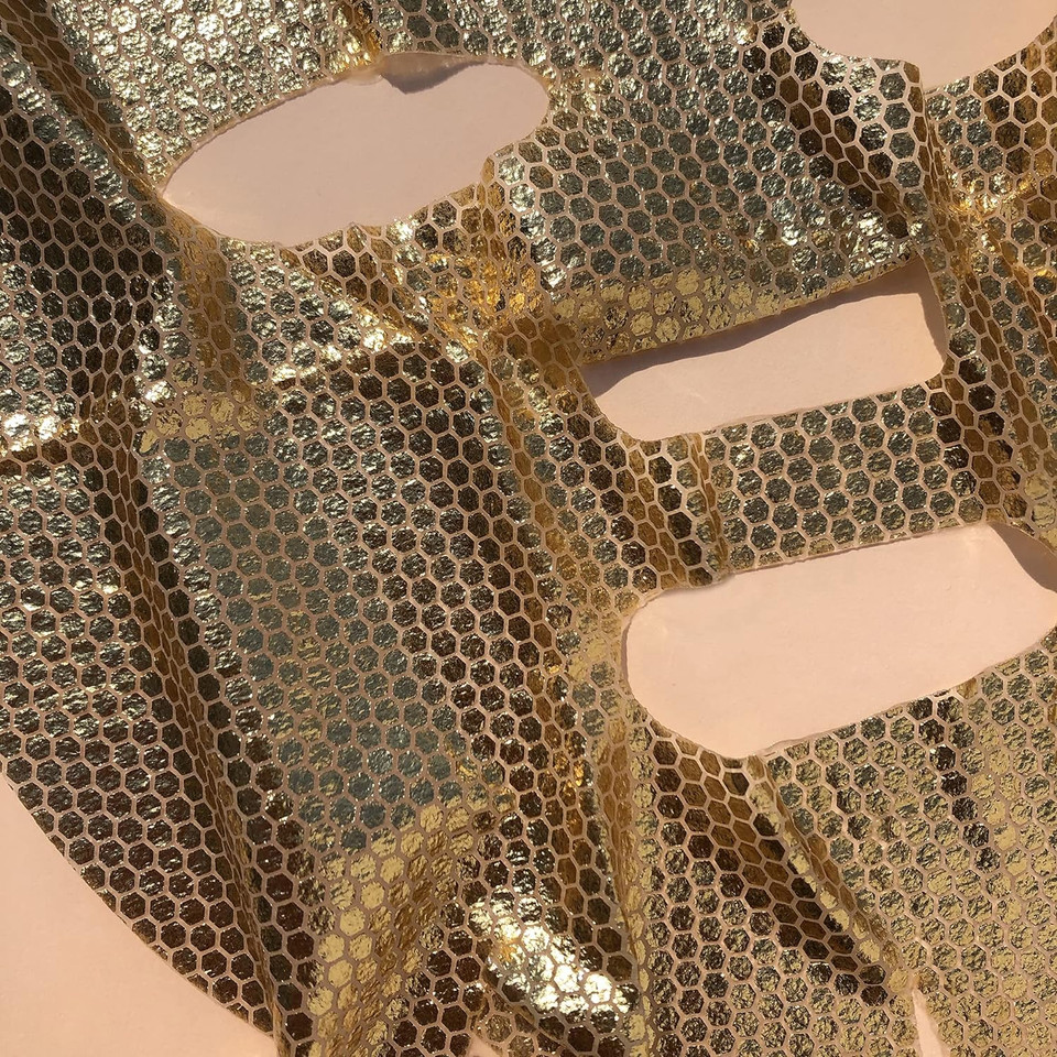 Oh K! Gold Sheet Mask For Dry And Dehydrated Skin, With Added Argan Oil, Vegan And Cruelty Free, 46G