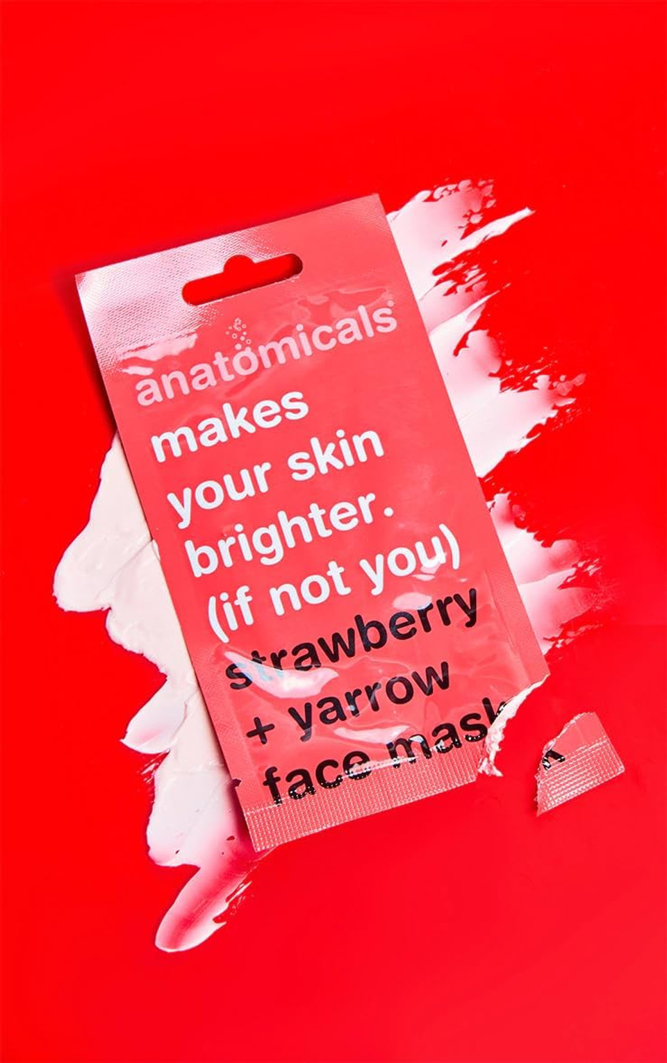 Anatomicals Strawberry & Yarrow Brightening Beauty Face Mask 15Ml - Makes Yours Skins Brighter If Not You, Face Masks Skincare Bundle, 3 Pack