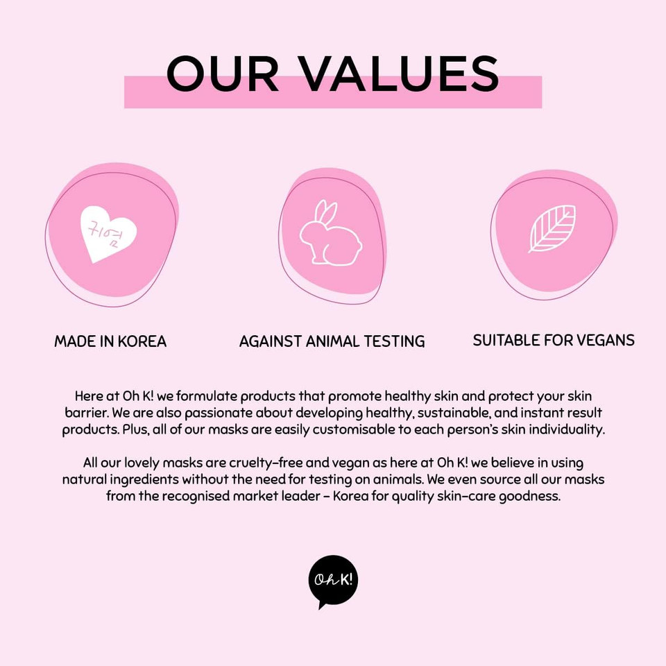 Oh K! 40Ml Sheet Mask Glowing Vitamin C 12/23