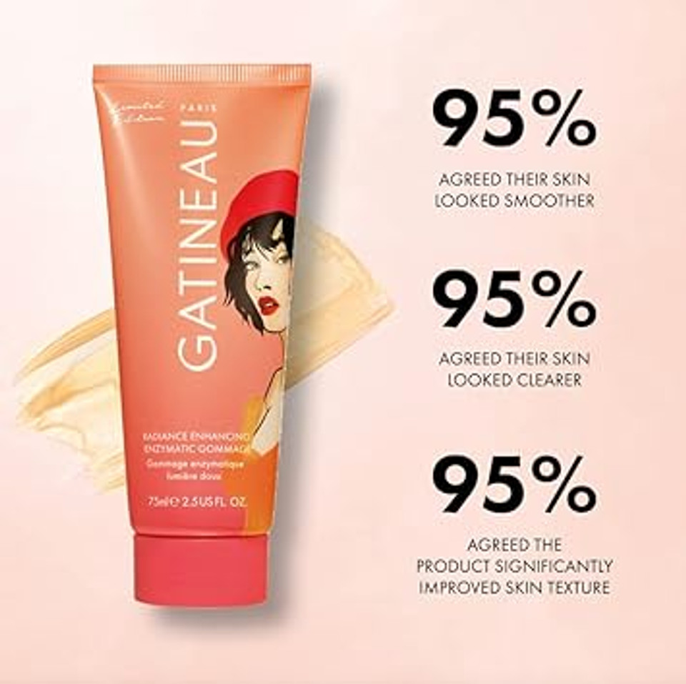 Gatineau - Limited Edition Radiance Enhancing Gommage, Gentle Exfoliator With Hyaluronic Acid & Vitamin C, Travel Or Trial Size (15Ml)