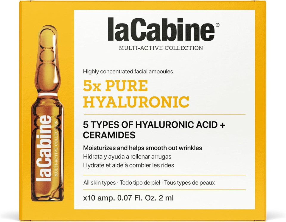 La Cabine 5x Pure Hyaluronic 10 Ampoules of 2 ml