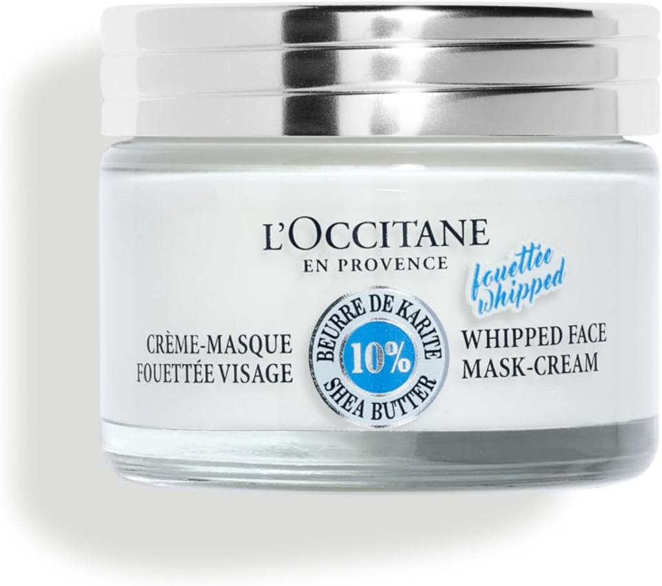 L'Occitane Moisturizing And Soothing Whipped Shea Mask | Comforting And Nourishing Daily Cream Mask For All Skin Types

Size: 156 G (Pack Of 1)