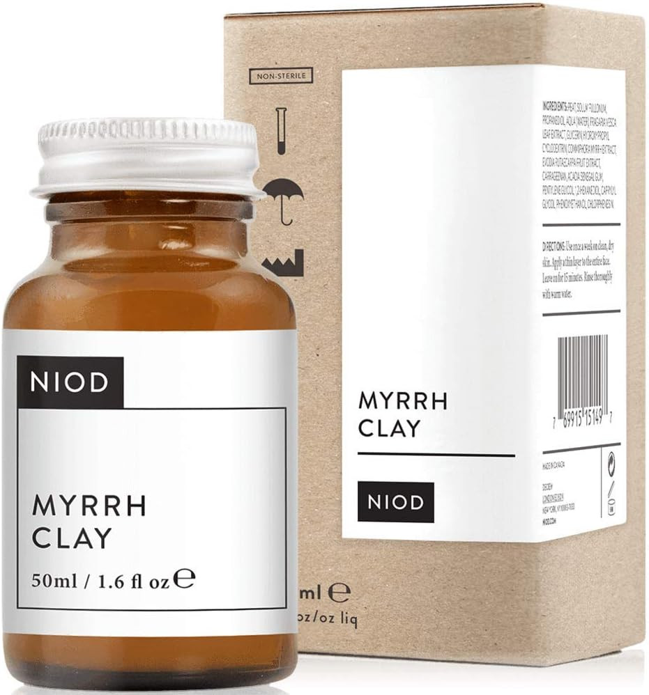 NIOD Myrrh Clay treatment masque 50ml,instant and visible tightening of the skin