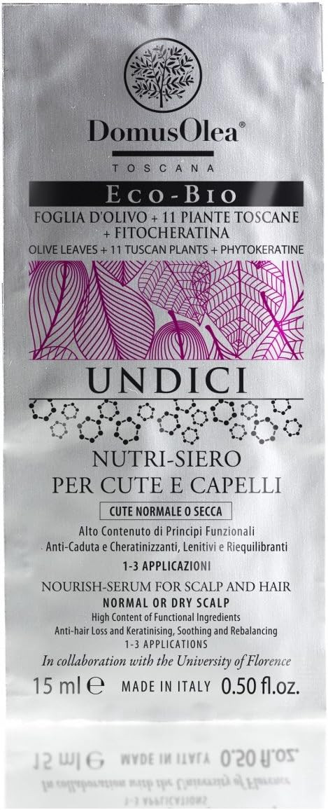 Domus Olea Toscana Nutri Serum For Skin And Hair Skin Normal Or Dry 15 Ml
