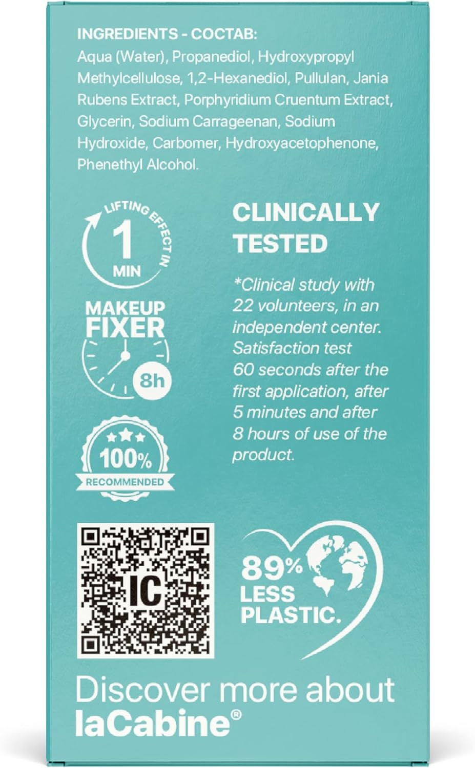 La Cabine Flash Effect 10 Ampoules of 2 ml, one Color