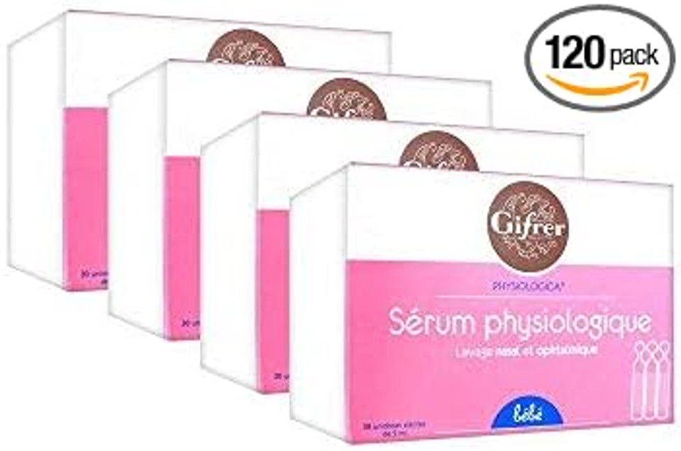 Gifrer Physiologica Physiological Serum 30 X 5Ml Batch Of 4