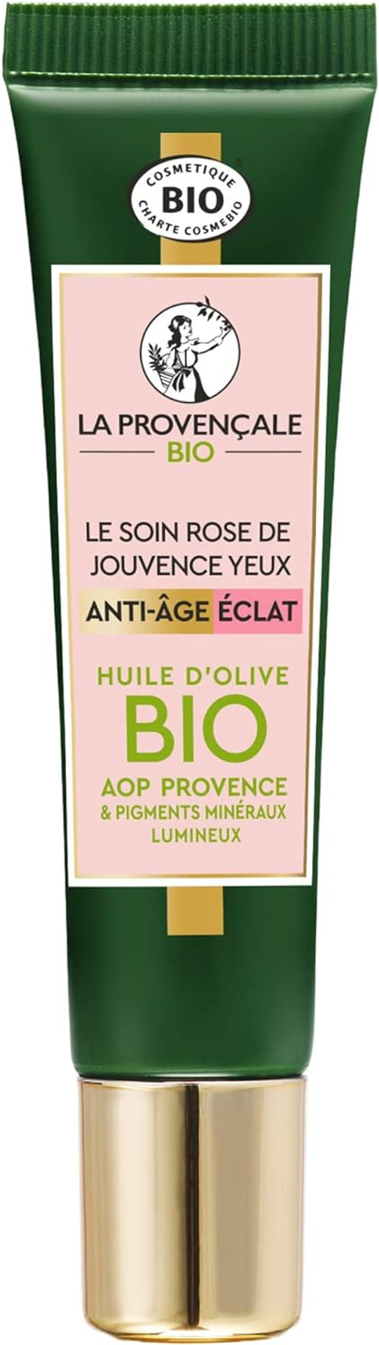 La Provenã£Â§Ale Bio - Rose De Jouvence Anti-Ageing Radiance Eye Care Organic Certified - Aop Provence Olive Oil - For All Skin Types Even The Most Sensitive Skin - 15 Ml