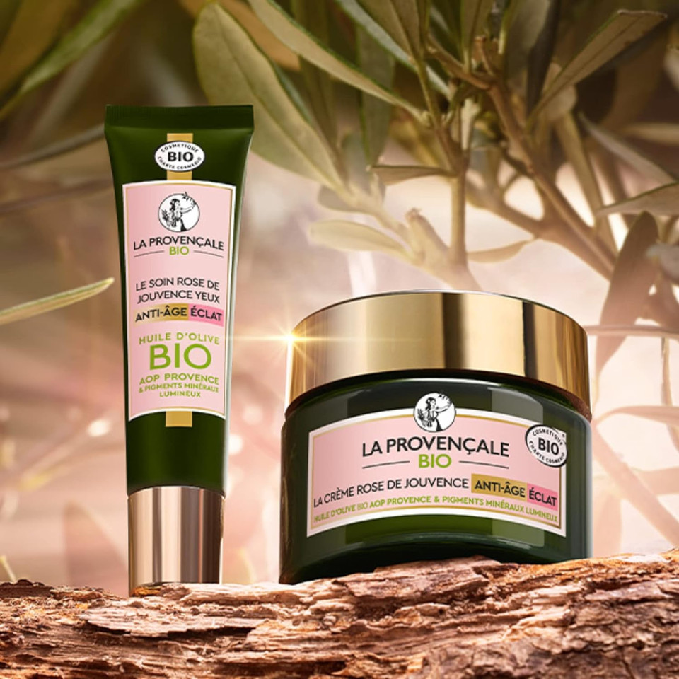 La Provenã£Â§Ale Bio - Rose De Jouvence Anti-Ageing Radiance Eye Care Organic Certified - Aop Provence Olive Oil - For All Skin Types Even The Most Sensitive Skin - 15 Ml