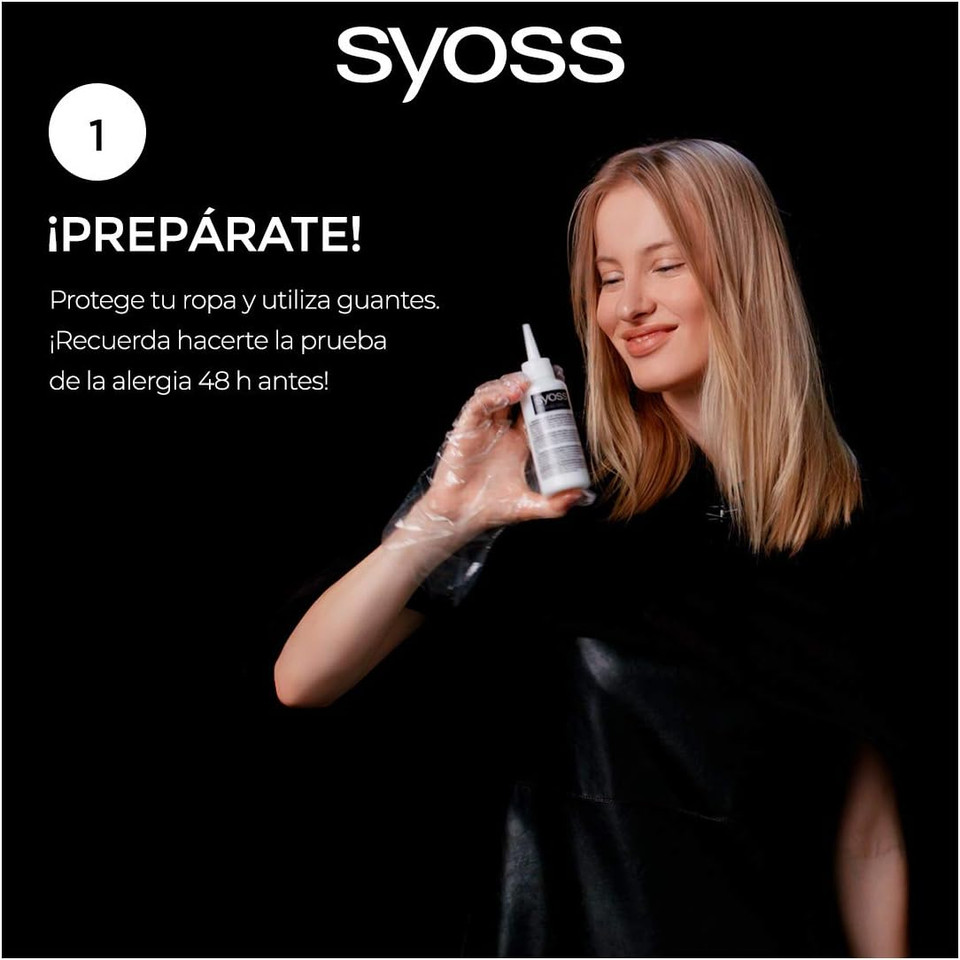 Syoss Oleo Intense Permanent Intensive Oil Color 7.58 Cool Beige Blond (3Er Pack)