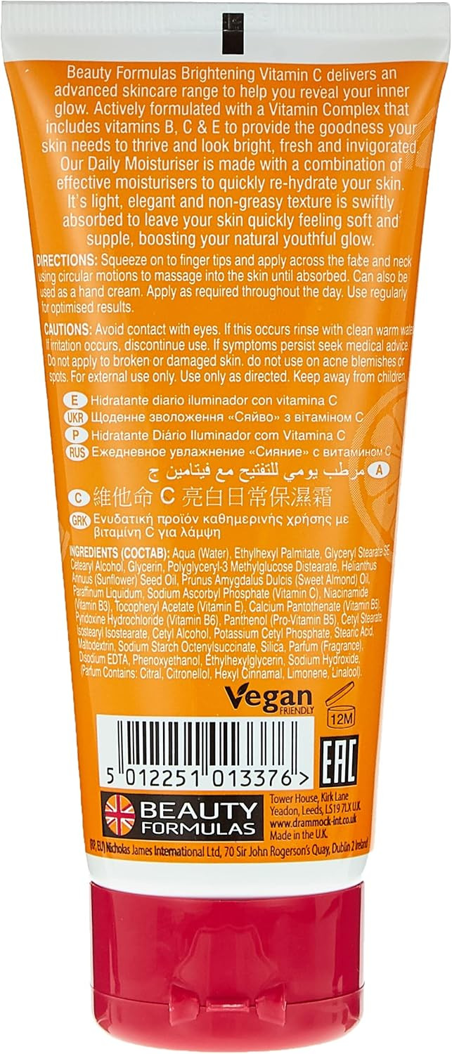BEAUTY Formulas Vitamin C MOISTURISER