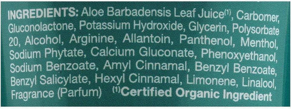 Jason Soothing 98 Percent Aloe Vera Moisturizing Gel