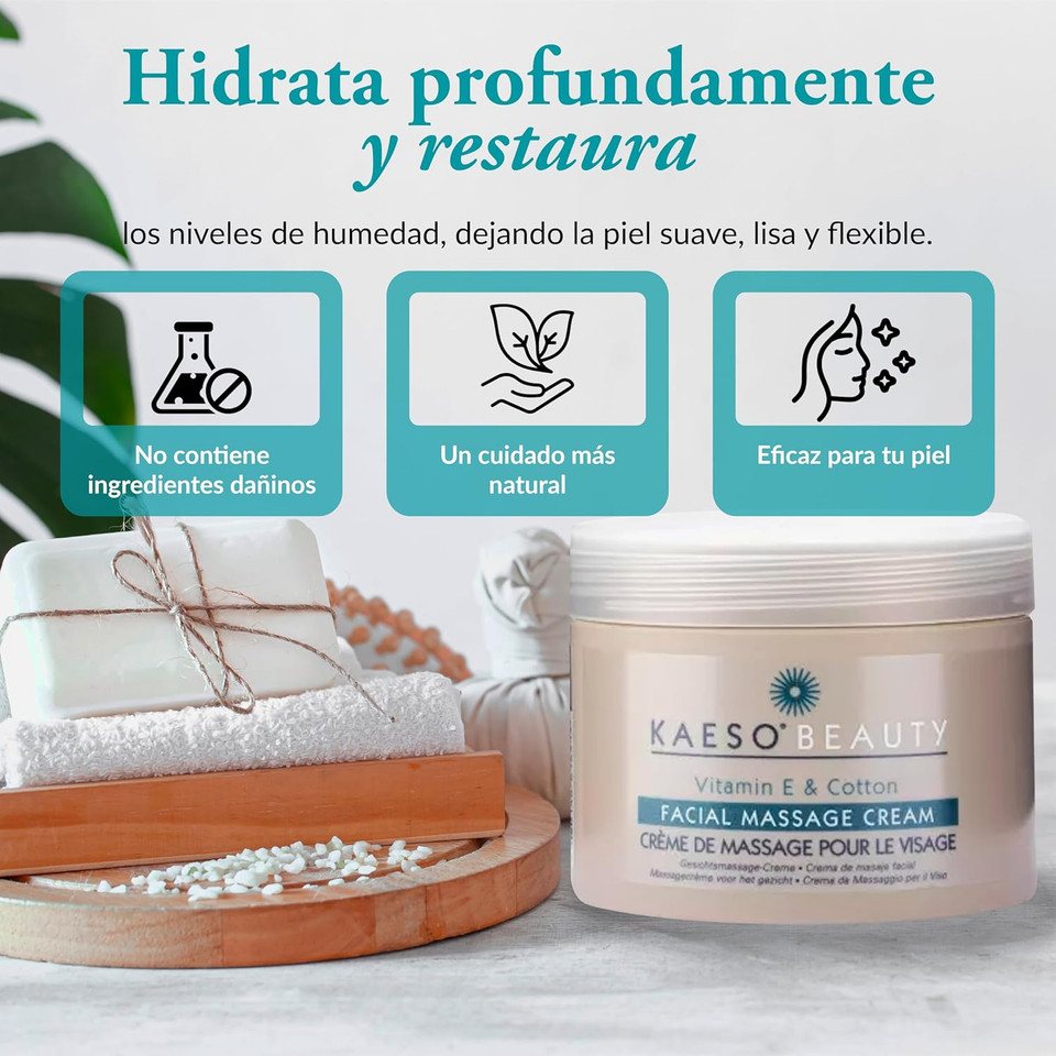 Kaeso Facial Massage Cream Enriched with Vitamin E 450 ml