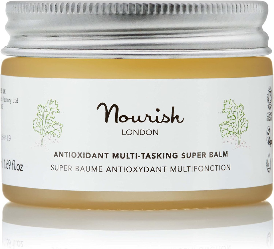 Nourish London Antioxidant Multi-Tasking Super Balm 50ml | All-in-One Anti Ageing Beauty Balm | Natural Plant Oils | Cruelty-Free | 100% Vegan