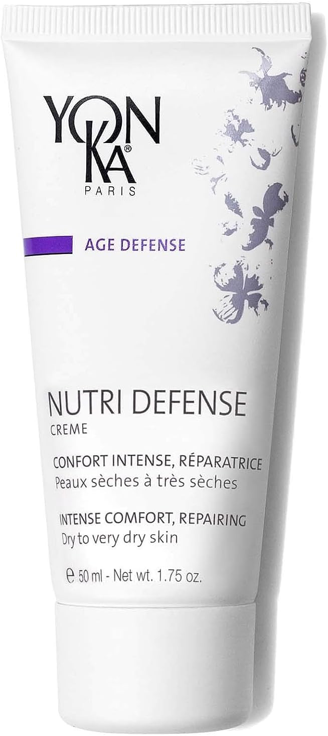 Yon-Ka Nutri-Defense Ultra Comforting Cream For Dry And Very Dry Skin 50Ml | Sos Rescue Ultra Hydrating Face Cream | 95% Natural Ingredients, Rich Shea Butter Treatment With Prebiotics And Probiotics
