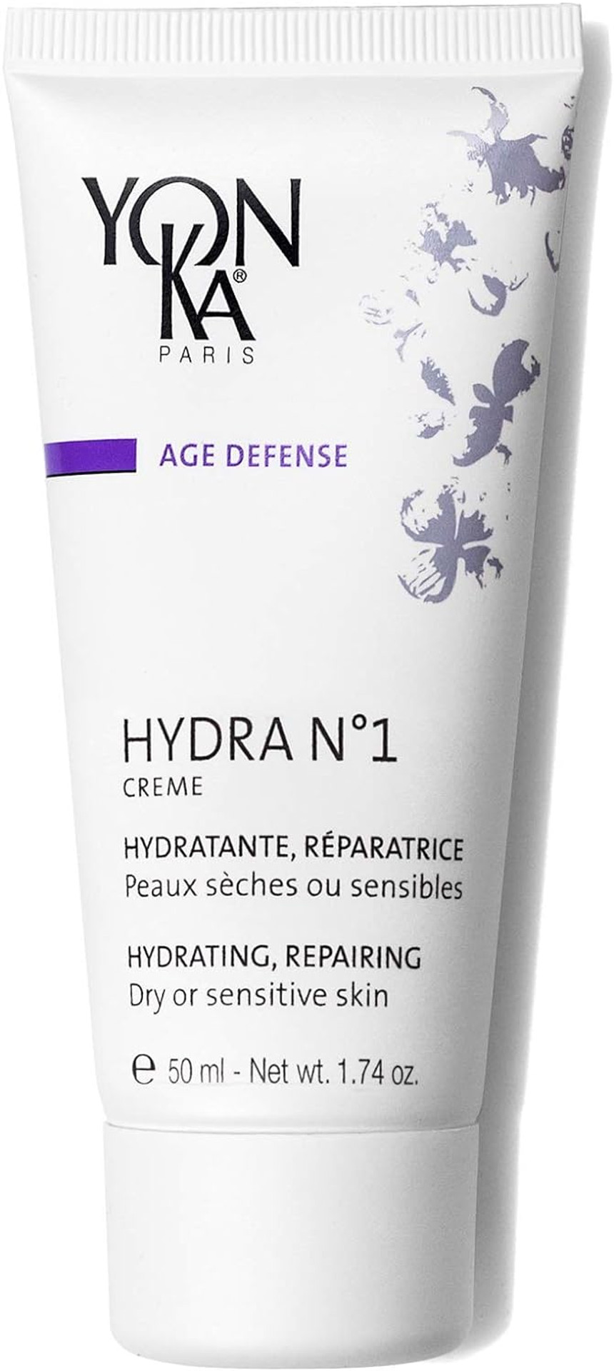 Yon-Ka Hydra N°1 Hydrating Cream for Dehydrated Skin 50ml | Long-Lasting Deep Hydration, Repairs & Reduces Wrinkles | Dermatologically Proven Results ! 94% Natural Origin, With Hyaluronic Acid