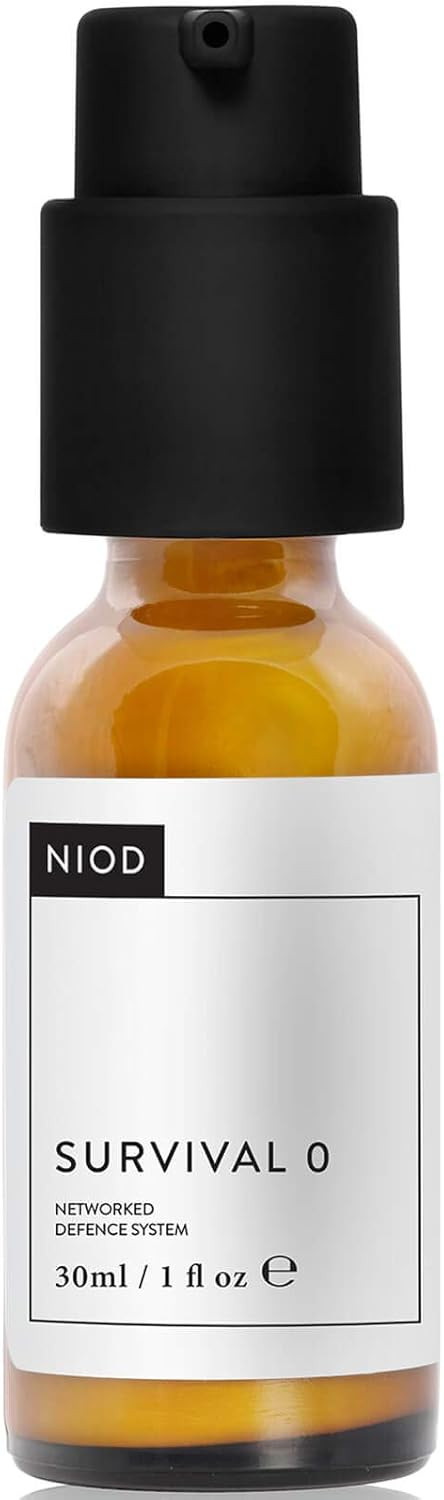 NIOD Survival 0 NETWORKED DEFENCE SYSTEM 30ml, Designed for nighttime use by all skin tones