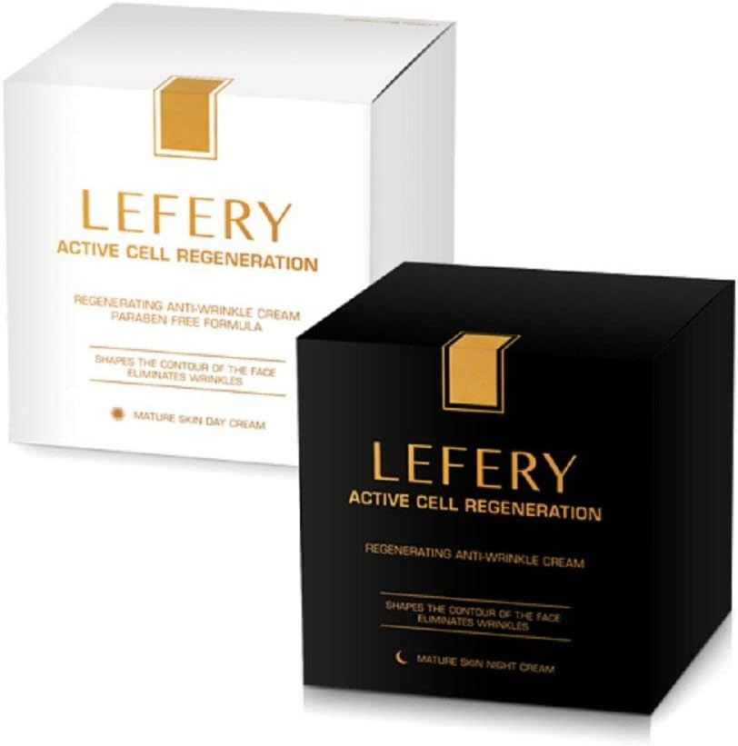 Lefery Active Cell Regeneration Day and Night Cream Anti Wrinkles Anti Ageing Effect, UK Seller, Genuine Product! (Day and Night Cream)