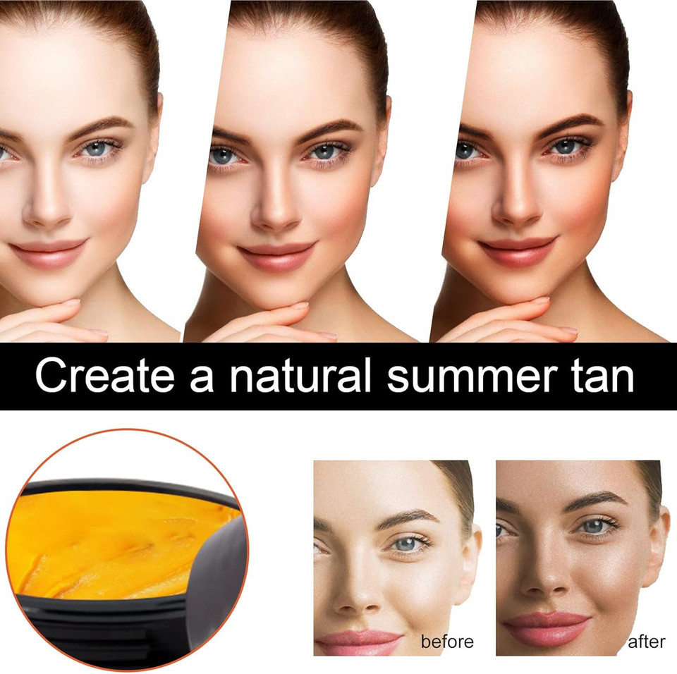 Brown Tanning Accelerator Cream 50G Premium Rapid Tanning Cream,Effective In Sun-Beds & Outdoor Sun Carrot Oil Natural Ingredients