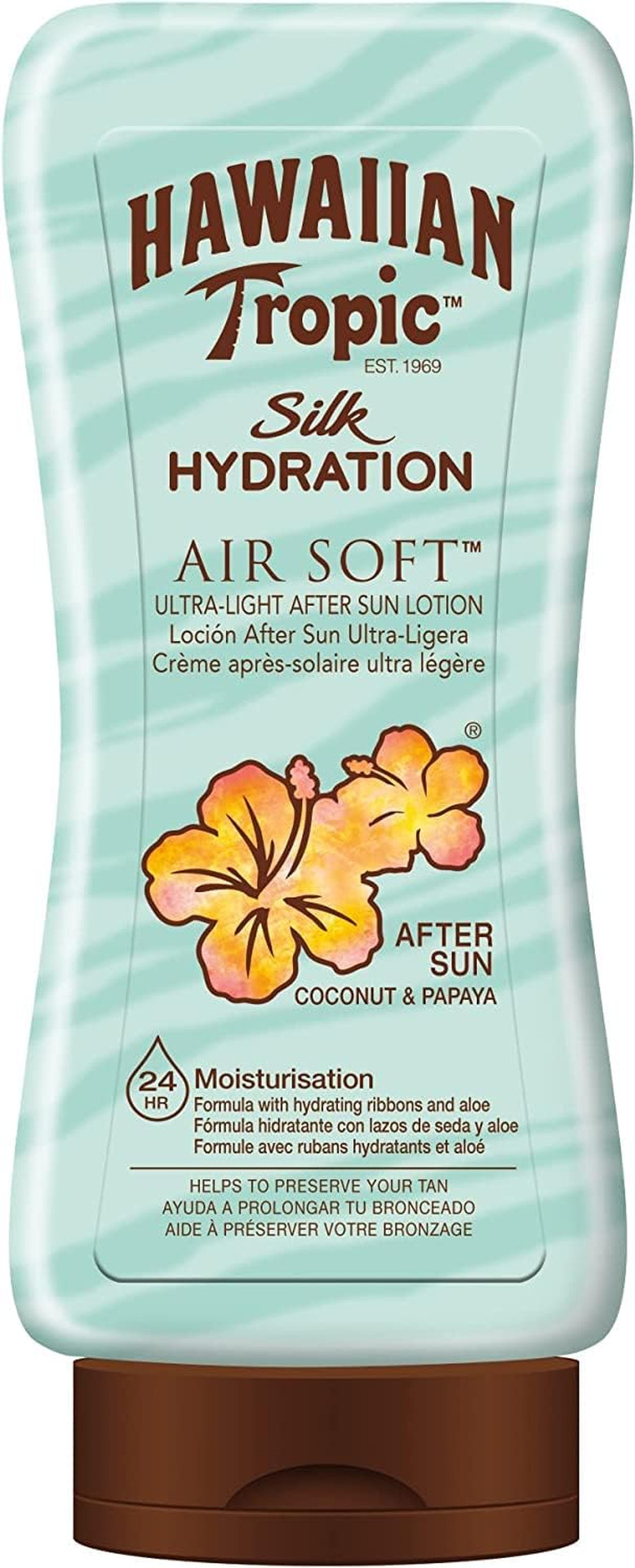Hawaiian Tropic Air Soft Silk After Sun Hydration Lotion, 180 Ml