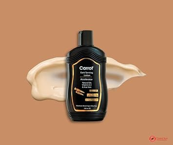 Carrot-Sunã¢Â® Dark Tanning Lotion, Tanning Lotion With 100% Natural Carrot Oil Extract, Maximum Browning In One Day, 200Ml