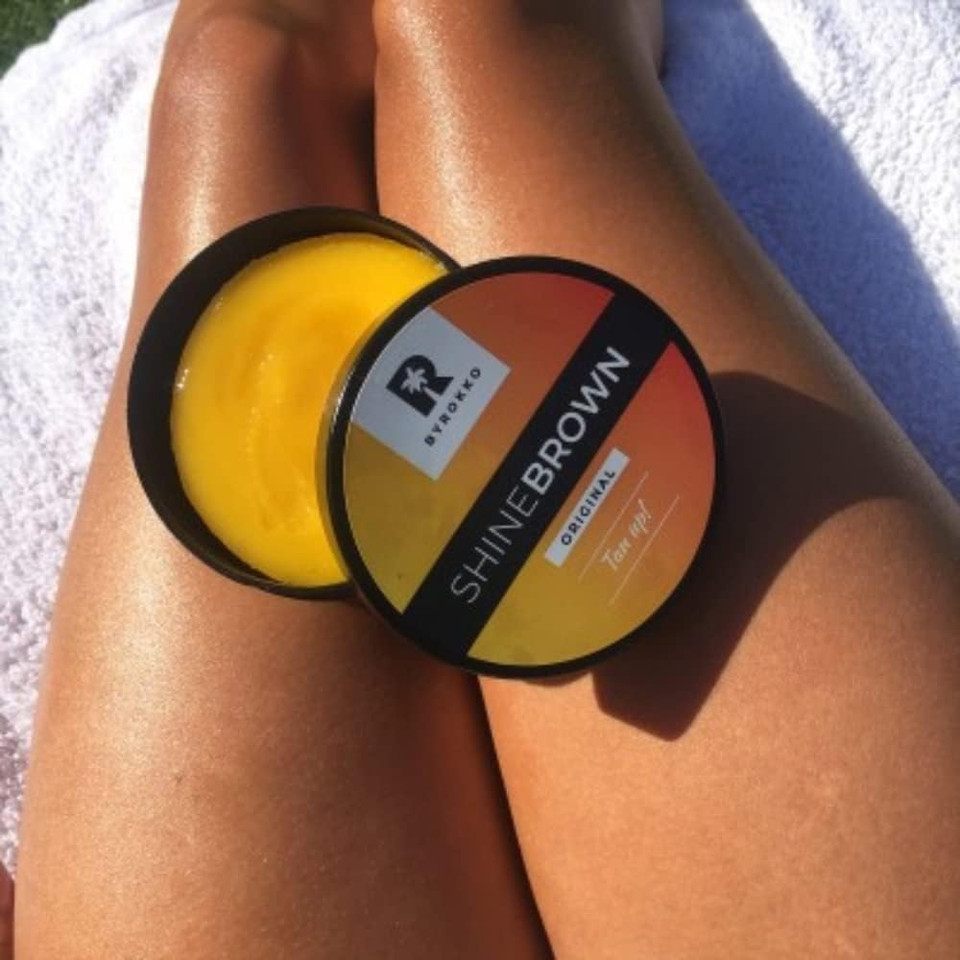 Byrokko Shine Brown Tanning Cream Original 190 Ml | With 100% Natural Carrot Oil That Makes Your Tanning Faster!