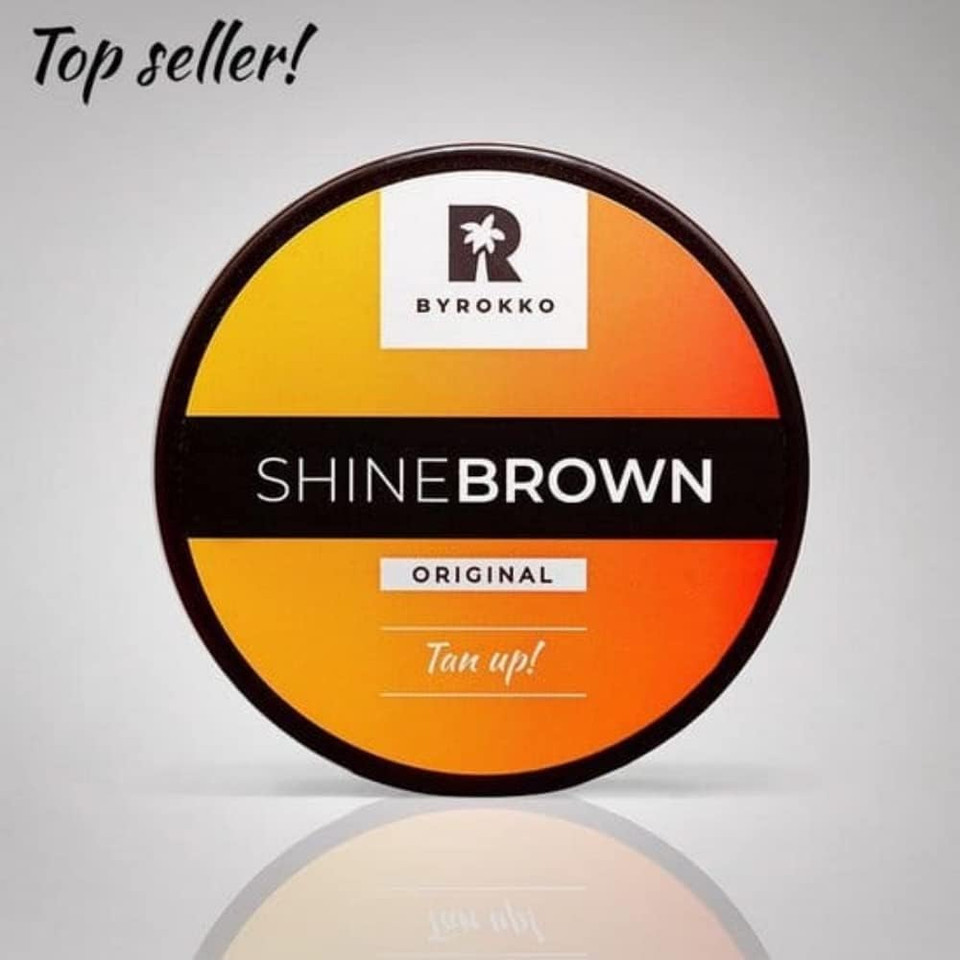 Byrokko Shine Brown Tanning Cream Original 190 Ml | With 100% Natural Carrot Oil That Makes Your Tanning Faster!