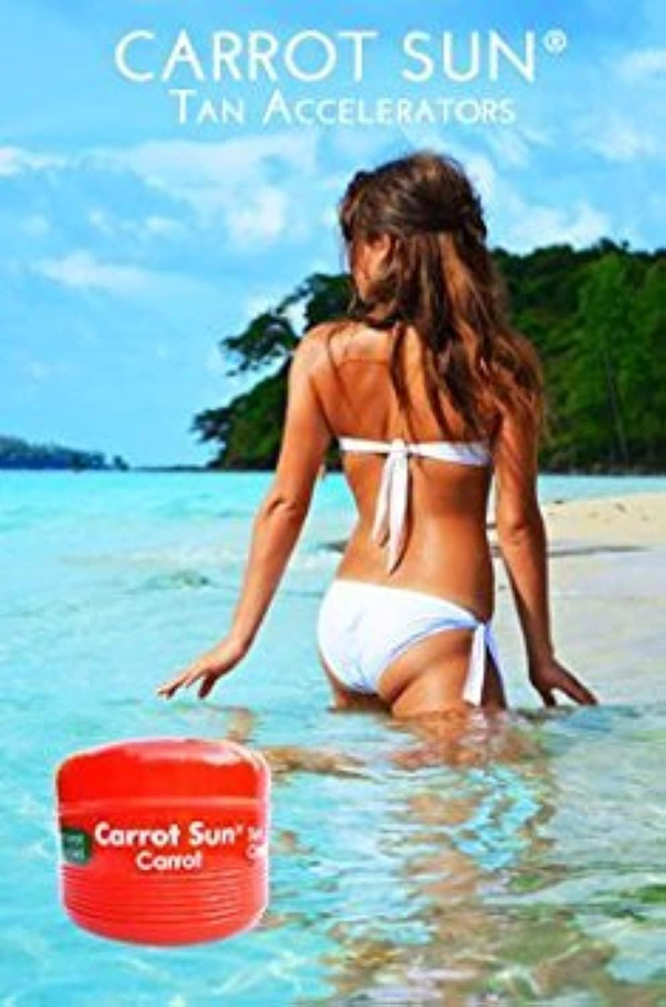 Carrot Sunã¢Â® Coconut Tan Accelerator With L-Tyrosine & Coconut Oil For A Golden Tan-Fast! 350Ml