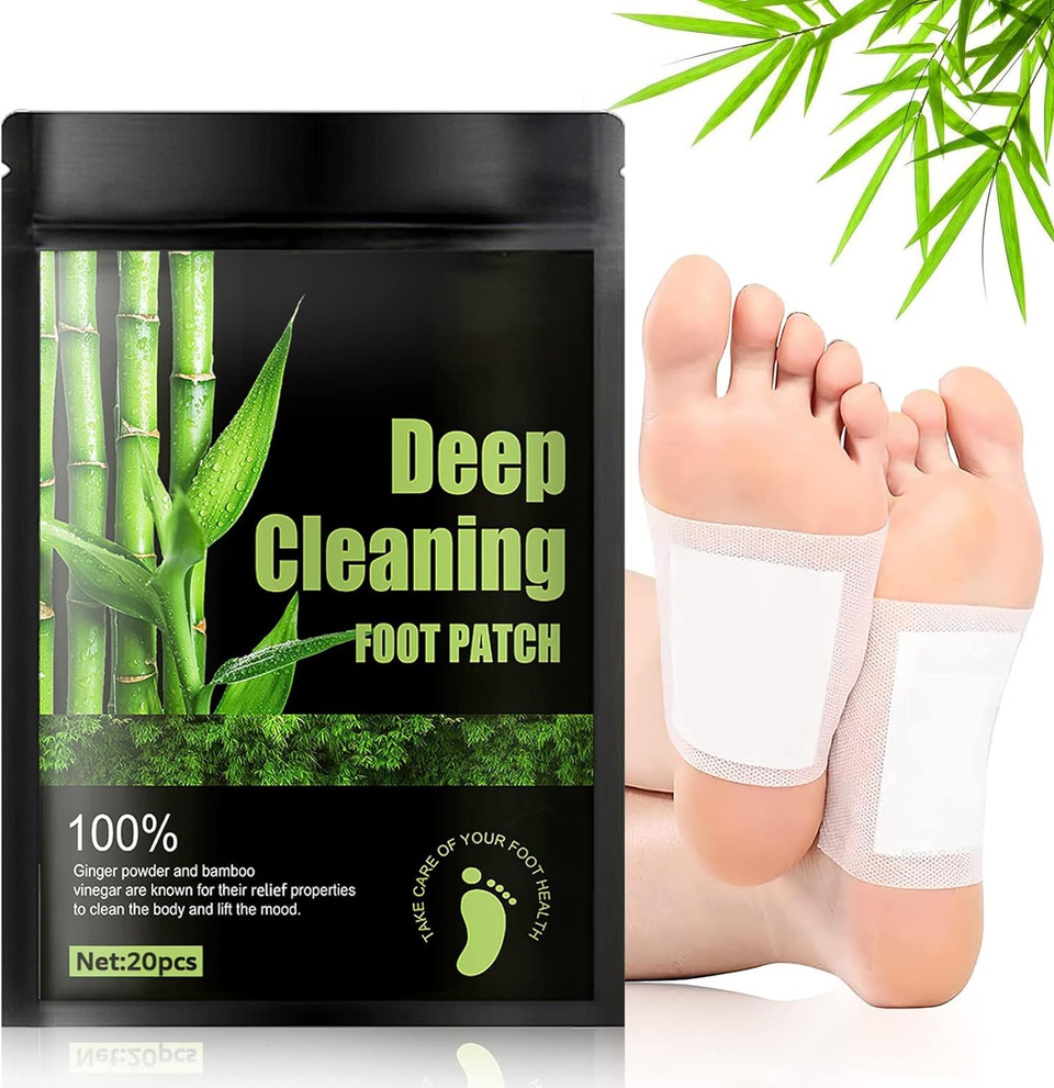 Memonotry Detox Foot Patches  20 Pack Natural Cleansing Foot Pads with Organic Bamboo Ingredients, Detox Foot Pads Design for Foot Care, Remove Body Toxins and Boost Metabolism