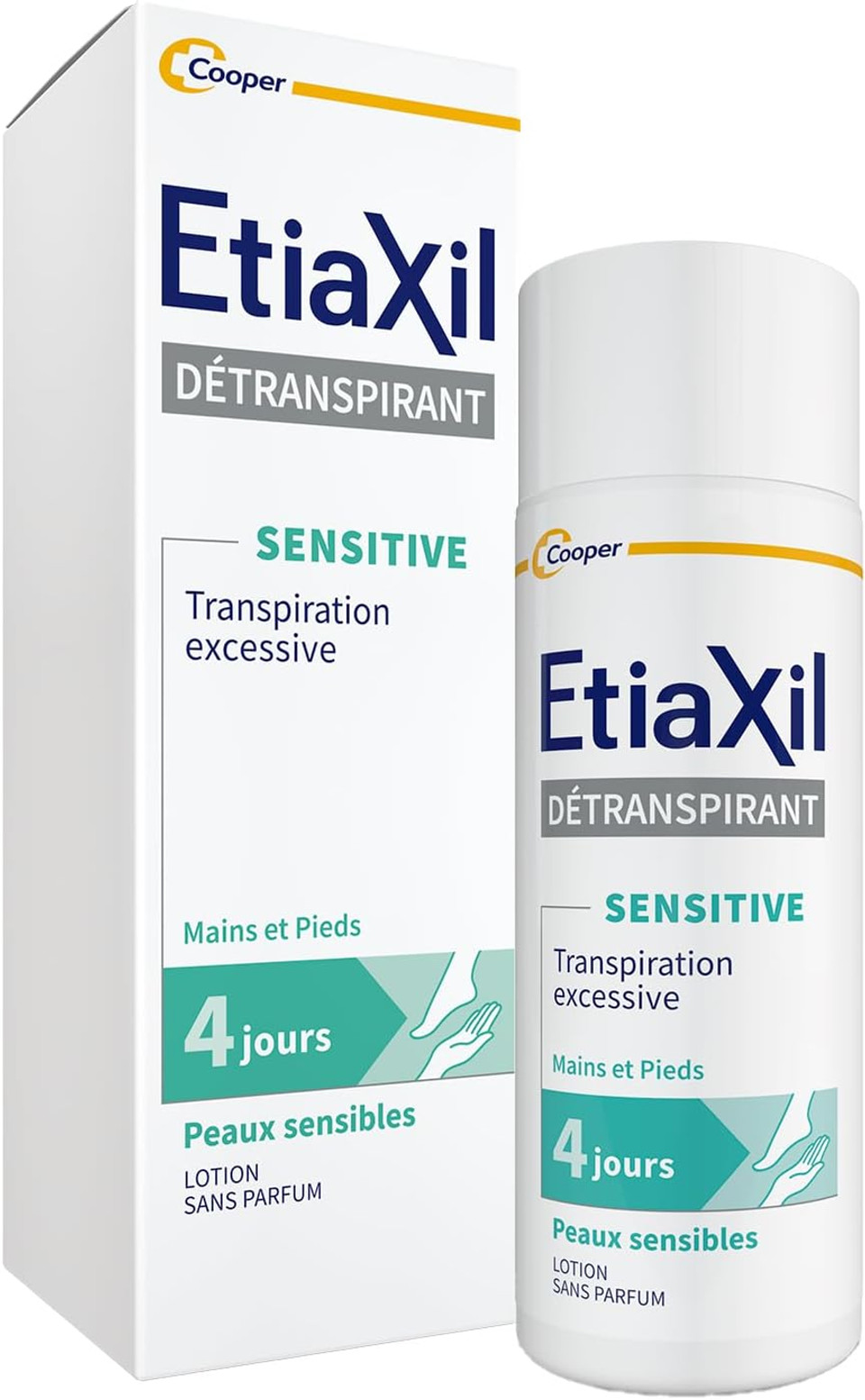 Etiaxil Excessive Sweating Treatment Feet Sensitive Skins 100ml