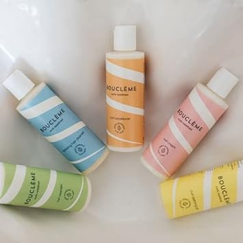 Bouclã£Â¨Me Travel Kit Waves - Ultimate Haircare Travel Set To Protect And Nourish Waves - Cleanser, Conditioner & Super Hold Styler - Vegan, Naturally Derived Ingredients, Cruelty Free, 300Ml