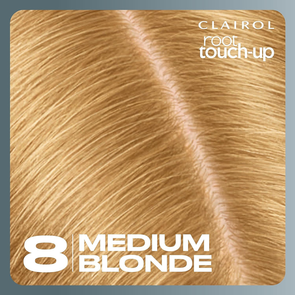 Clairol Root Touch-Up Permanent Hair Dye, 8 Medium Blonde
Color: 8 Medium Blonde
Size: 1 Count (Pack Of 1)