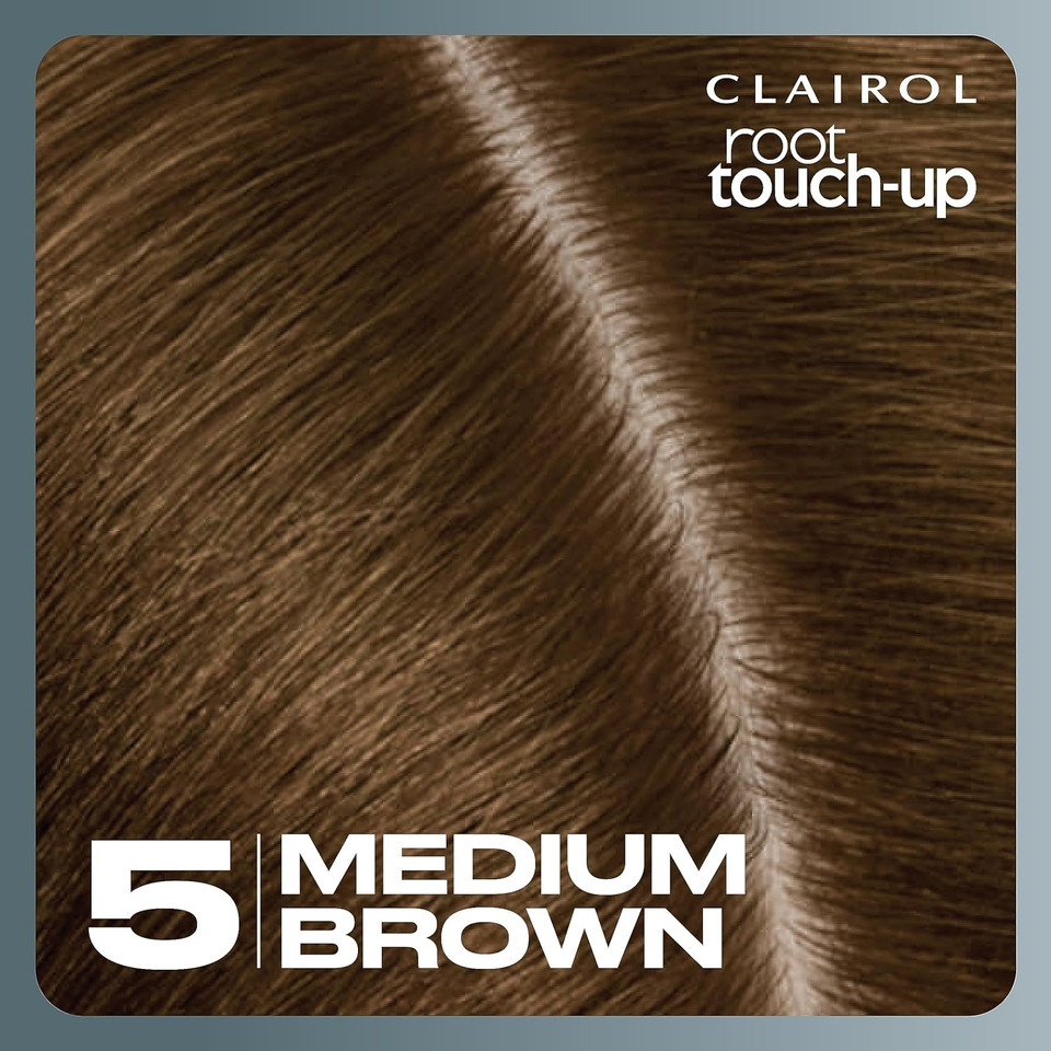 Clairol Root Touch-Up Permanent Hair Dye, 5 Medium Brown