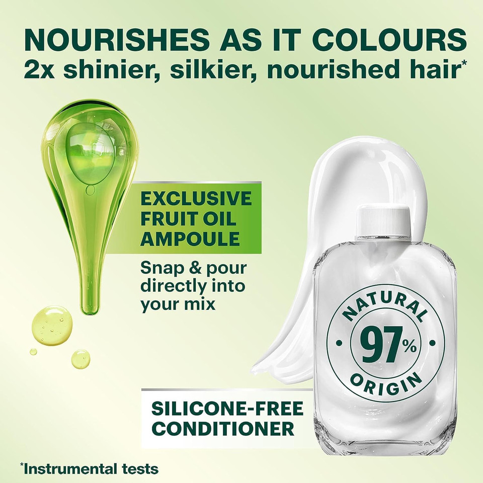 Garnier Nutrisse Permanent Hair Dye, Natural-Looking, Hair Colour Result, For All Hair Types, 7 Dark Blonde