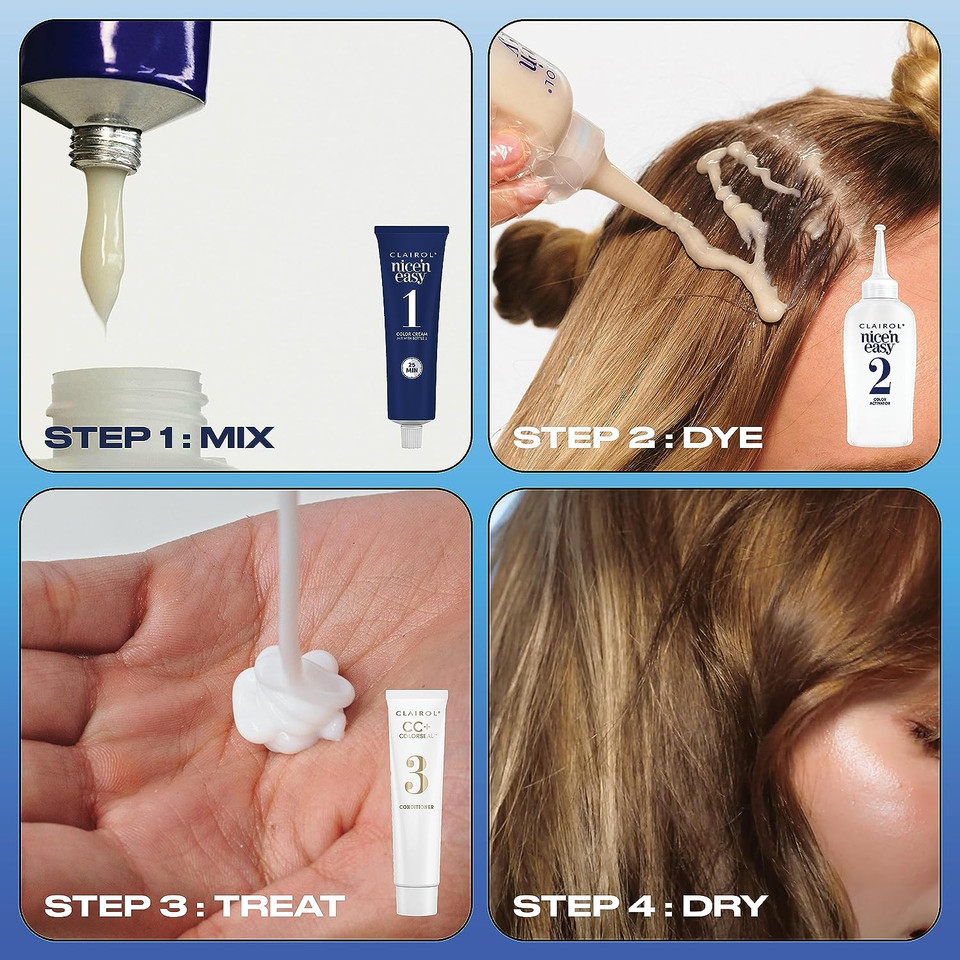 Clairol Nice'N Easy Crã£Â¨Me Permanent Hair Dye, 6 Light Brown, 220G
Color: 6 Light Brown
Size: 1 Count (Pack Of 1)