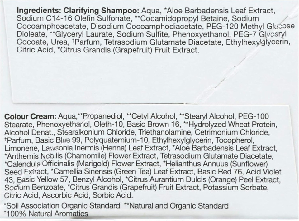 Tints of Nature Black Semi-Permanent Henna Cream Hair Colour, Ammonia-Free and 95% Natural, 70ml
