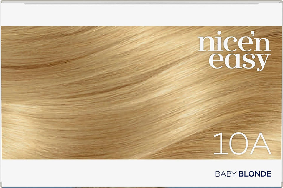 Clairol Nice'N Easy Crã£Â¨Me Permanent Hair Dye, 10A Baby Blonde, 260G (Pack Of 2)
