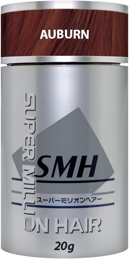 Super Million Hair - 1 X 20G Hair Building Fibres - No 8 Auburn