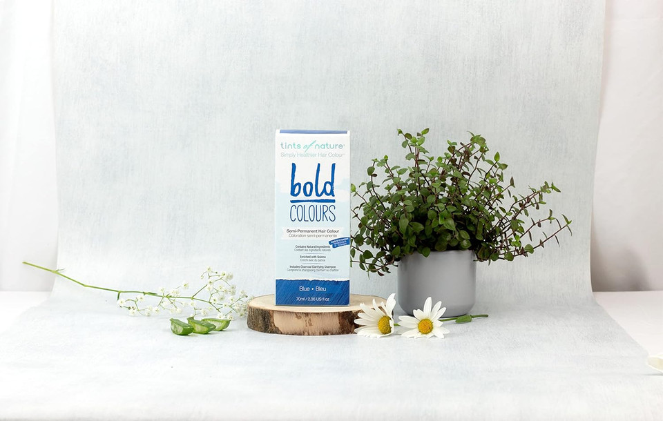 Tints Of Nature Bold Colour Hair Dye, Strengthening And Hydrating, Semi-Permanent, 2 X 70Ml - Blue
Color: Blue
Size: 1 Count (Pack Of 1)