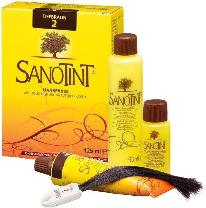 Sanotintã¢Â® Hair Colour No.02 Deep Brown (125 Ml)