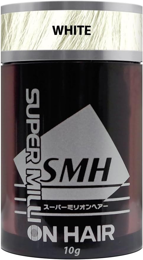 Super Million Hair - 1 X 10G Hair Building Fibres - No.15 White