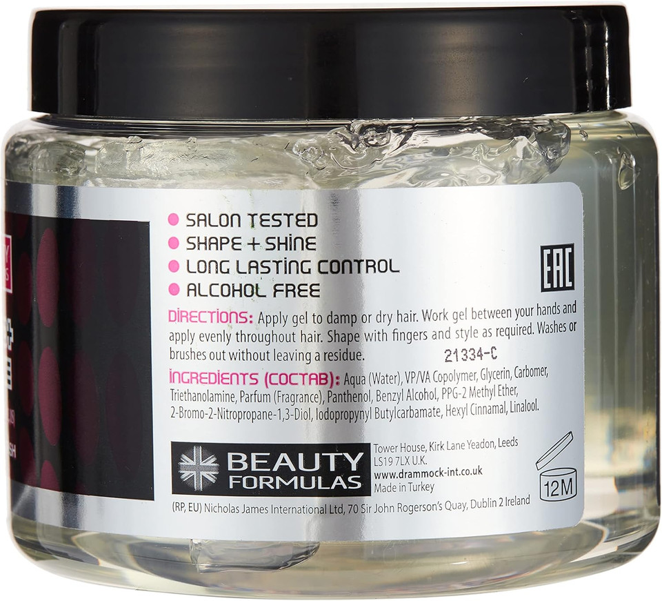 BEAUTY FORMULAS STYLING GEL HOLD & SHINE