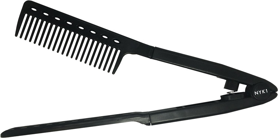 Professional Hair Straightening Styling Comb Brush For Curly, Thick Or Coarse Hair By Nyk1 - Great Gift Or Add On Item