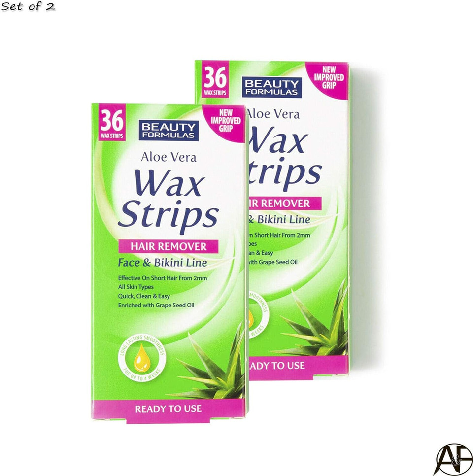 Beauty Formulas hair removal wax strips  Face & Bikini Line by Beauty Formulas