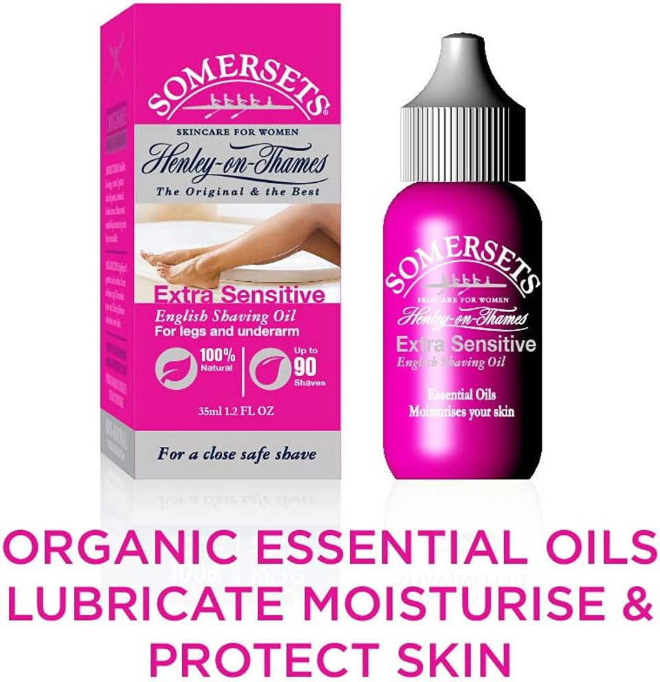 Somersets Maximum Glide Shaving Oil Women Extra Sensitive, Purple, 60 G