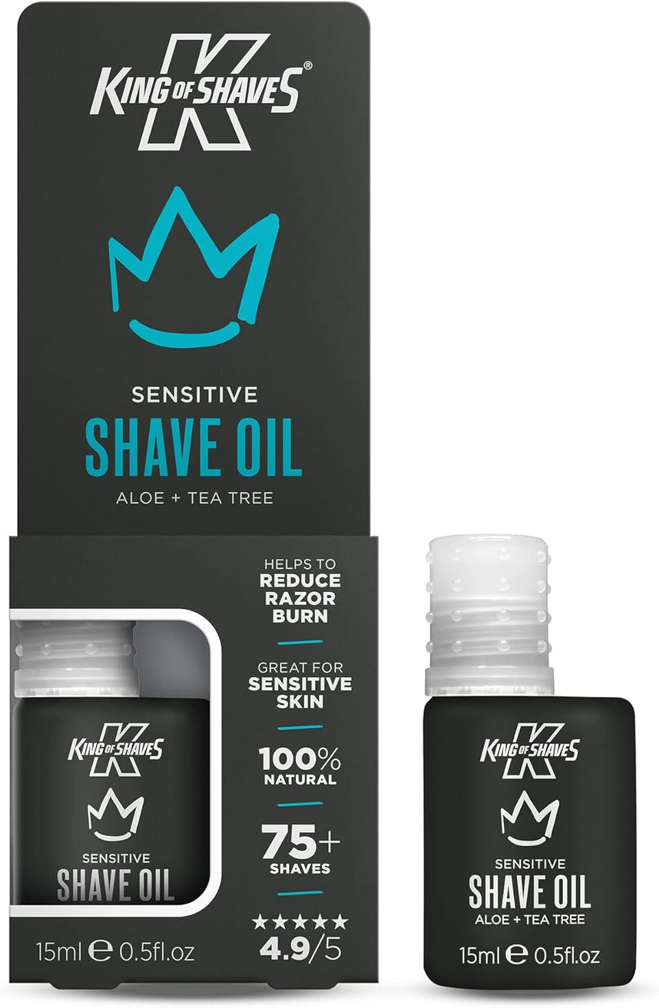 King Of Shaves Sensitive Shaving Oil For Men, For A Close And Comfortable Shave, Suitable For All Skin Types, Shave Oil For Men 4X15Ml

Size: 15 Ml (Pack Of 4)
