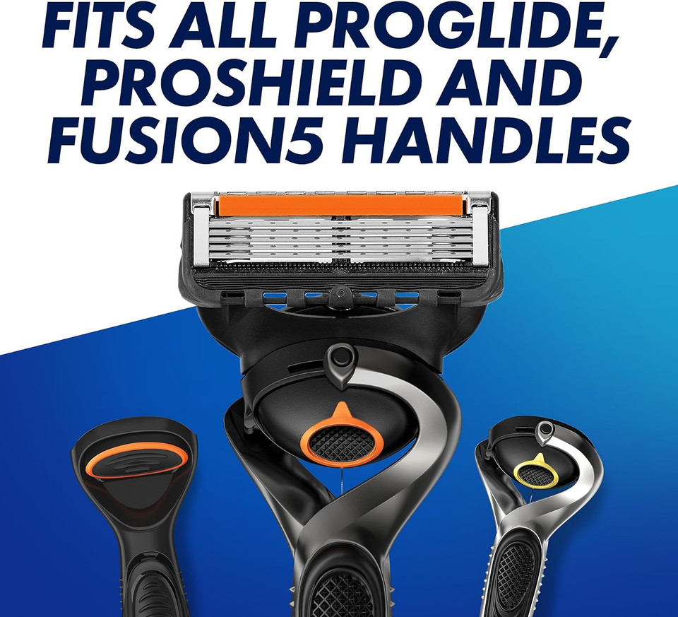 Gillette Proglide Regime Set Men, Pack Of 10 Razor Blade Refills With Precision Trimmer And Gillette Pro Shaving Cream