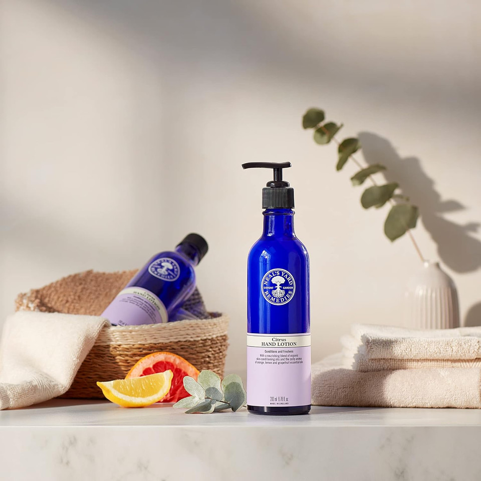 Nealã¢ÂS Yard Remedies Citrus Hand Lotion | Organic Hand Lotion With Orange, Lemon And Grapefruit Essential Oils |Vegan Hand Lotion Made With Organic Ingredients | 200Ml