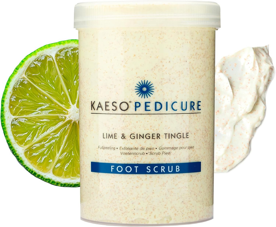 Kaeso Foot Scrub, Lime and Ginger Tingle, 1200 ml