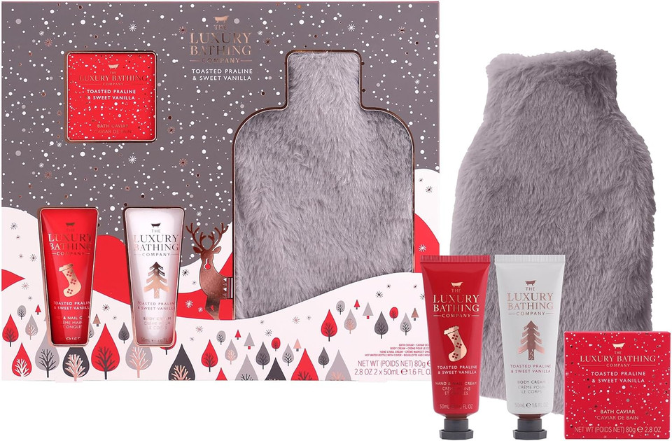 The Luxury Bathing Company - Toasted Praline & Sweet Vanilla Snuggly Gift Set - Vegan Friendly